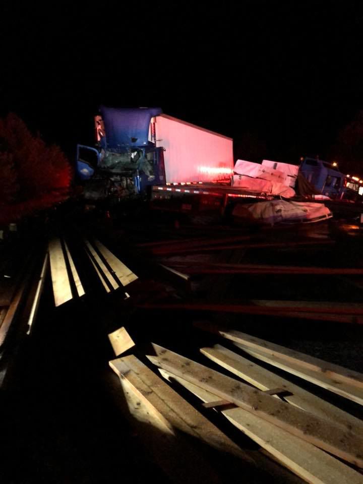 wrecked semis i90 dec 19
